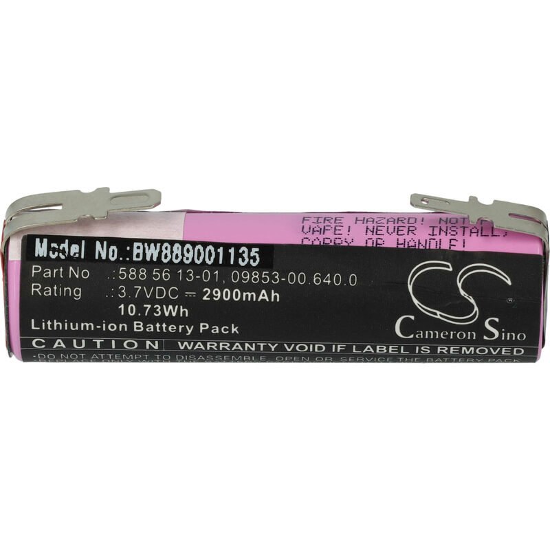 Batterie remplacement pour Gardena 09853-00.640.0, 588 56 13-01 pour 2900mAh, 3,7V, Li-ion - Vhbw