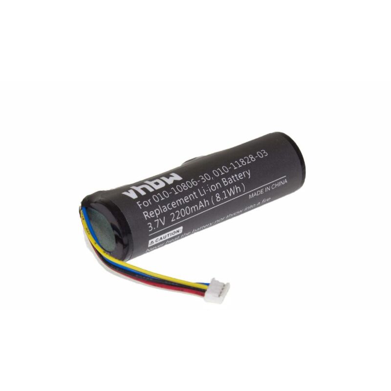 Batterie remplacement pour Garmin 361-00029-04, 361-00029-02, 010-11828-03, 010-10806-30 pour collier de dressage (2200mAh, 3,7V, Li-ion) - Vhbw