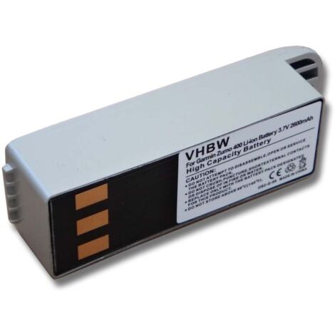 vhbw Batterie remplacement pour Garmin 010-10863-00, 011-01451-00 pour GPS, appareil de navigation (2600mAh, 3,7V, Li-ion)