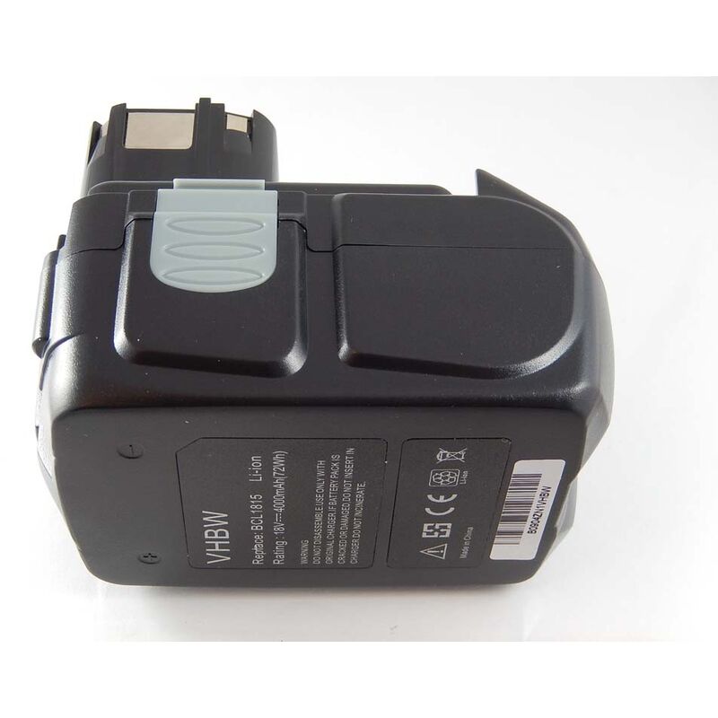 Vhbw - Batterie remplacement pour Hitachi ebm 1830 pour outil électrique (4000 mAh, Li-ion, 18 v)