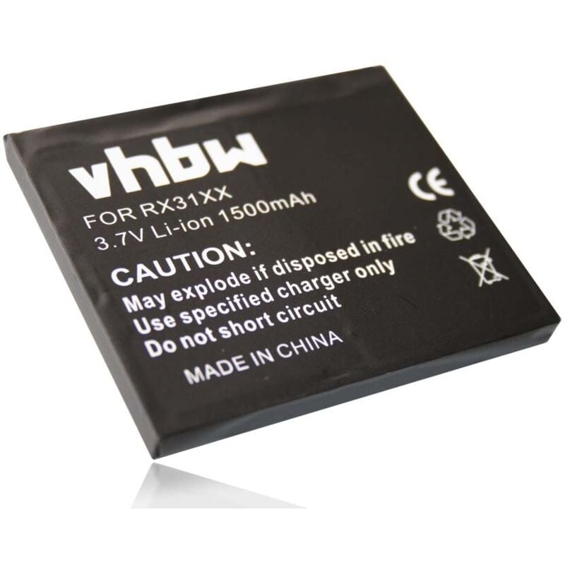 Vhbw - 1x Batterie remplacement pour ipaq FA285A, HSTNH-S12B, FA286A pour téléphone portable (1500mAh, 3,7V, Li-ion)