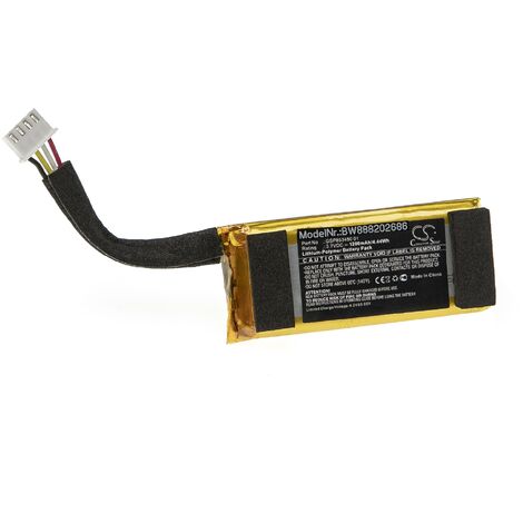 vhbw Batterie remplacement pour JBL GSP853450 01 pour enceinte, haut-parleurs (1200mAh, 3,7V, Li-polymère)