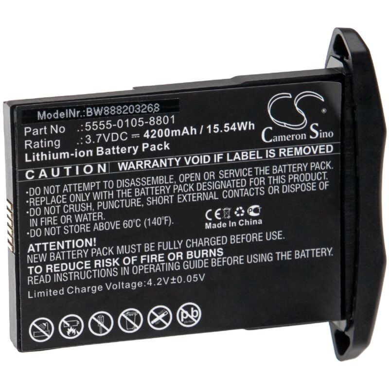 Batterie remplacement pour ncr Orderman 5555-0105-8801 pour ordinateur handheld (4200mAh, 3,7V, Li-ion) - Vhbw