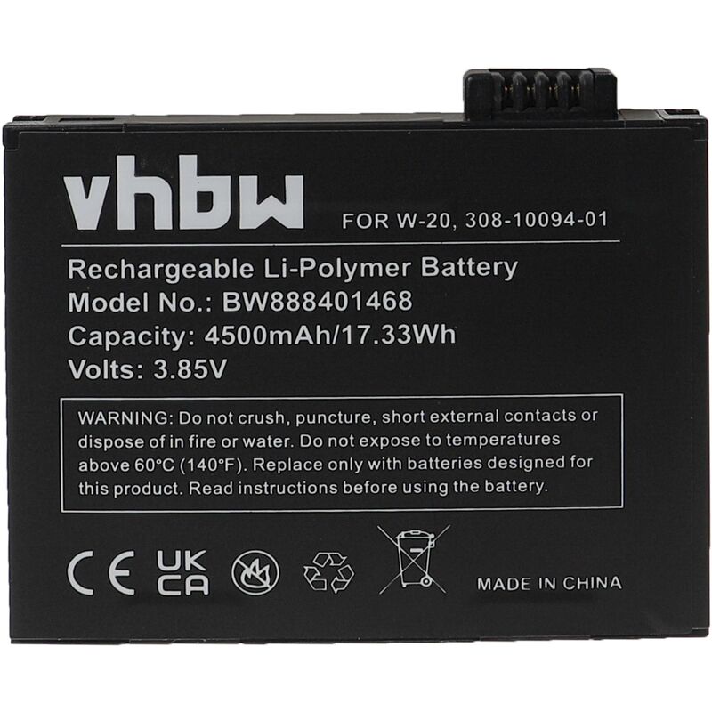 Batterie remplacement pour Netgear 308-10094-01, W-20 pour routeur modem hotspots (4500mAh, 3,85V, Li-polymère) - Vhbw