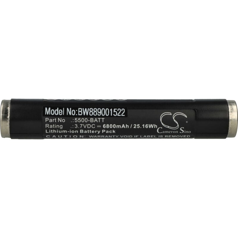 Batterie remplacement pour Nightstick 5500-BATT pour lampe de poche ou frontrale (6800mAh, 3,7V, Li-ion) - Vhbw