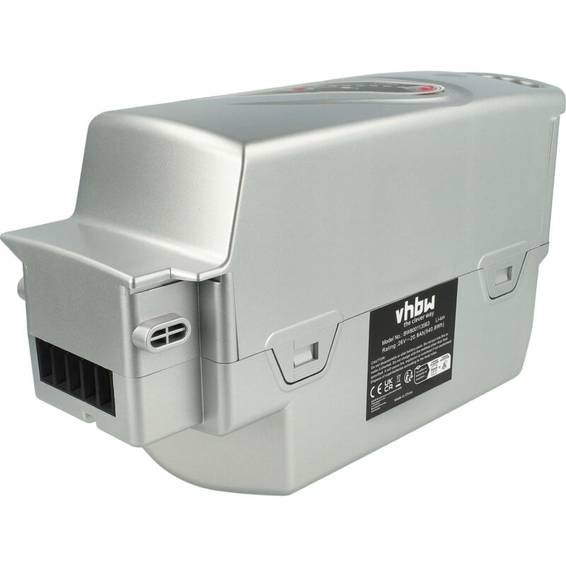 Vhbw - Batterie remplacement pour NKY337B2, NKY374B02, NKY374B2, NKY336B2, NKY337B02, NKY376B02 pour vélo électrique (20,8Ah, 25,2V, Li-ion) - argenté