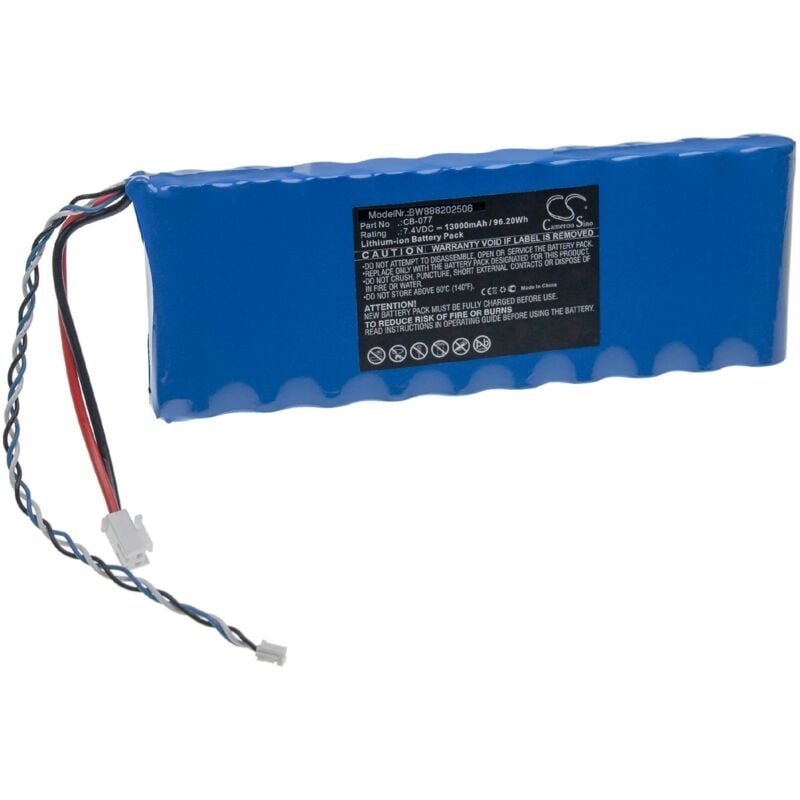 Batterie remplacement pour Promax CB-077 pour outil de mesure (13000mAh, 7,4V, Li-ion) - Vhbw