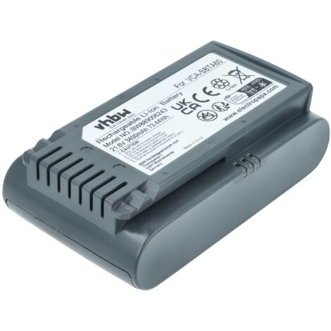 vhbw Batterie remplacement pour Samsung 8806092219397, VCA-SBTA60 pour aspirateur (3,4Ah, 21,6V, Li-ion)