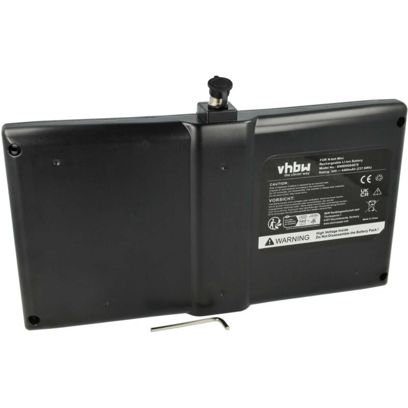 vhbw Batterie remplacement pour Segway 10.02.3059.20 pour E-Scooter (4400mAh, 54V, Li-ion)