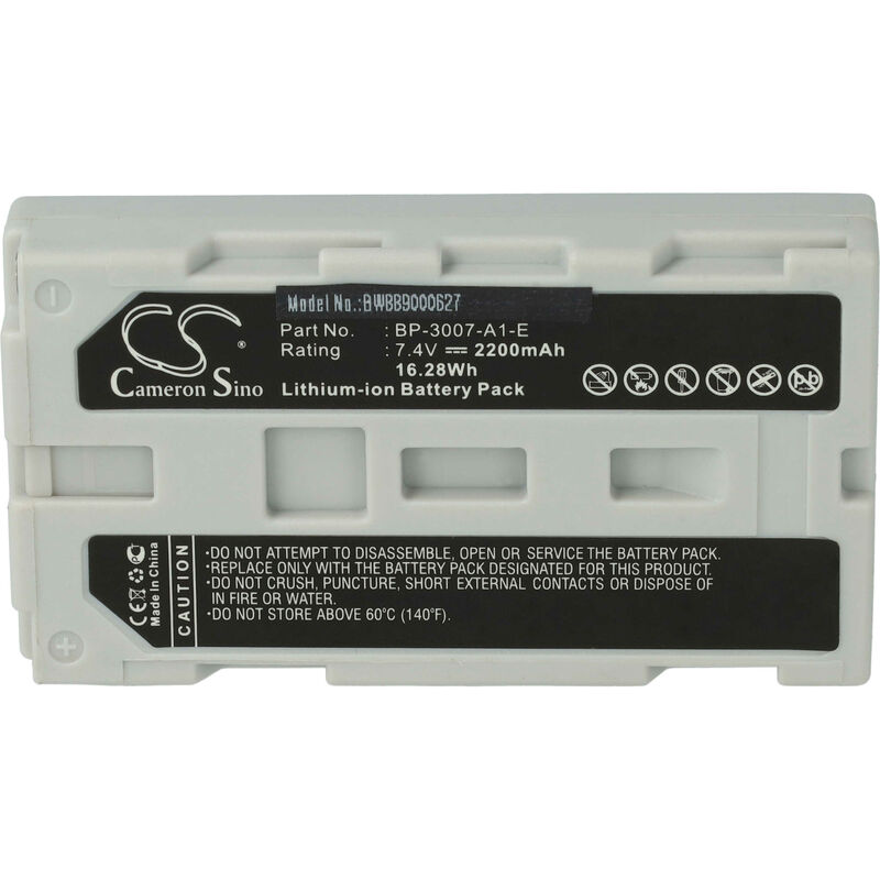 Vhbw - Batterie remplacement pour Seiko BP-3007-A1-E pour imprimante, scanner, imprimante d'étiquettes (2200mAh, 7,4V, Li-ion)