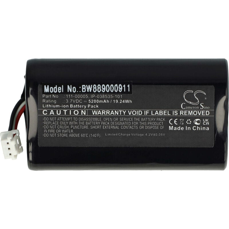 Batterie remplacement pour Sonos 111-00005, IP-038535-101 pour haut-parleurs, enceintes portatives (5200mAh, 3,7V, Li-ion) - Vhbw