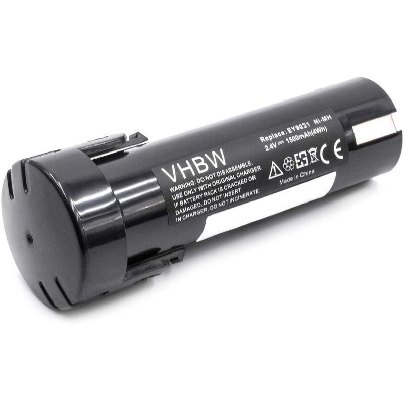 Battery compatible with abb Pressofix 208 Electric Power Tools (1500mAh NiMH 2.4V) - Vhbw