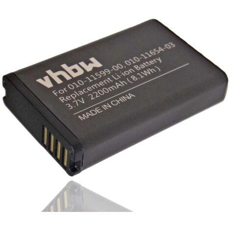 vhbw Battery compatible with Garmin Virb Elite E2GR GPS Navigation System Sat Nav (2200 mAh, 3.7 V, Li-Ion)