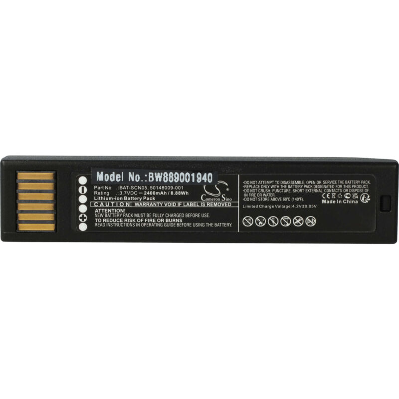 Vhbw - Battery compatible with Honeywell Xenon 1902Ghd, 1952, xp 1902Ghd, xp 1952 Barcode Scanner pos (2400mAh, 3.7 v, Li-ion)