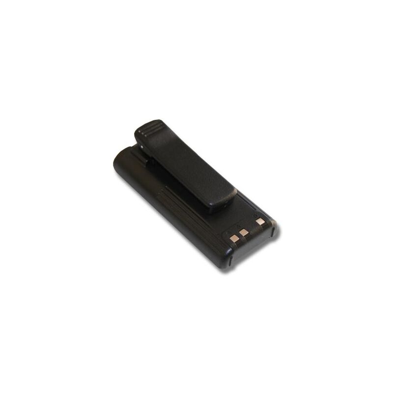 Vhbw - Battery compatible with Icom IC-V82, IC-U82, IC-V8 Radio, Walkie-Talkie (1650 mAh, 7.2 v, NiMH) + Belt Clip