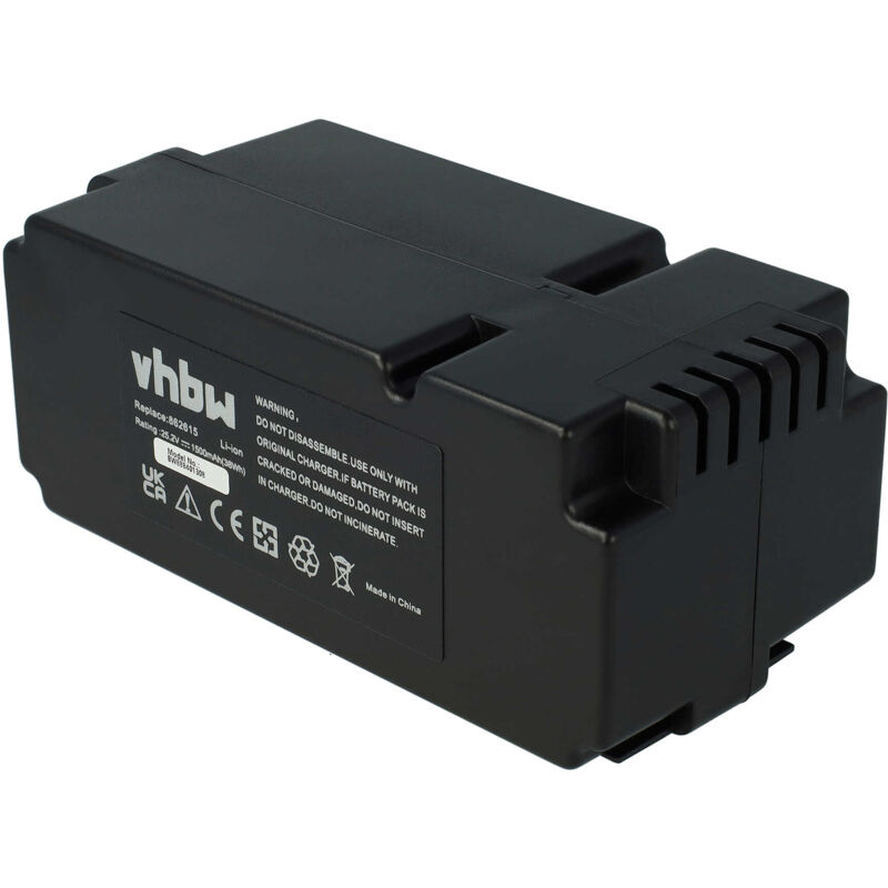 Vhbw - Battery compatible with Mr.Gardener mr 600, mr 400, mr 1200, mr 1000 Lawnmower (1500mAh, 25.2 v, Li-ion)