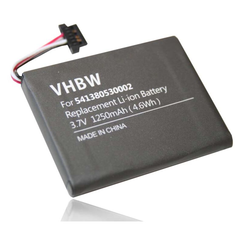 Battery Replacement for Becker E4MT081202B22 for gps Navigation System Sat Nav (1250 mAh, 3.7 v, Li-Ion) - Vhbw