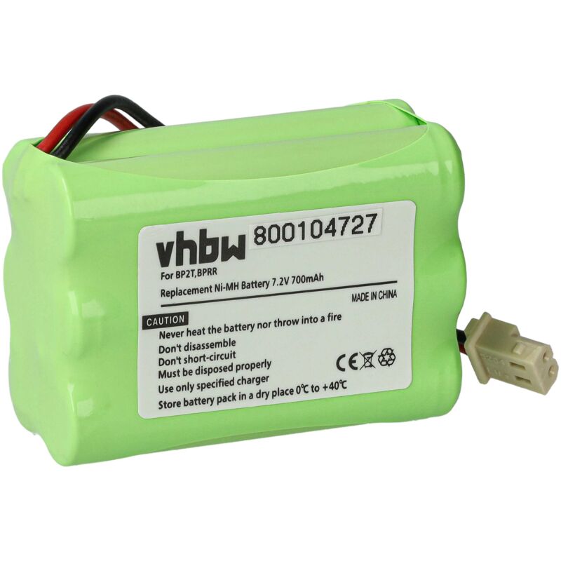 Battery Replacement for Dogtra BP2T, bprr for Dog Collar Trainer (700mAh, 7.2V, NiMH) - Vhbw