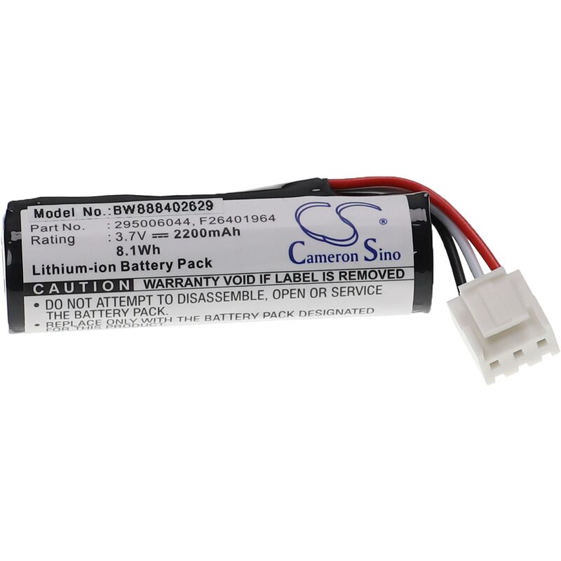 Battery Replacement for Ingenico F26402274, F26402298, L01J44006 for nfc Smart Card Reader (2200 mAh, 3.7 v, Li-ion) - Vhbw