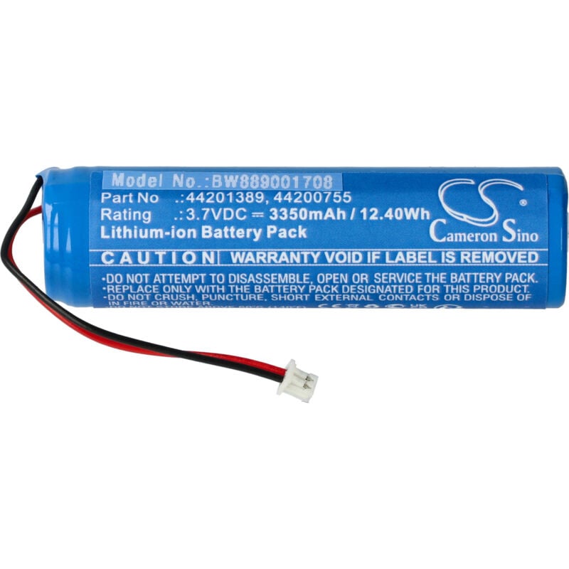 Vhbw - Battery Replacement for Mares 44201389, 44200755 for Dive Computer (3350mAh, 3.7 v, Li-ion)