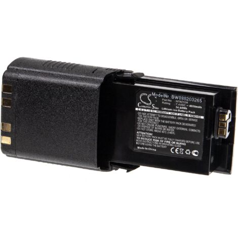 vhbw Battery Replacement for Motorola NNTN7035, NNTN7035A, NNTN7034A, NNTN7034B, NNTN7038 for Radio, Walkie-Talkie (4600mAh, 7.4 V, Li-ion)