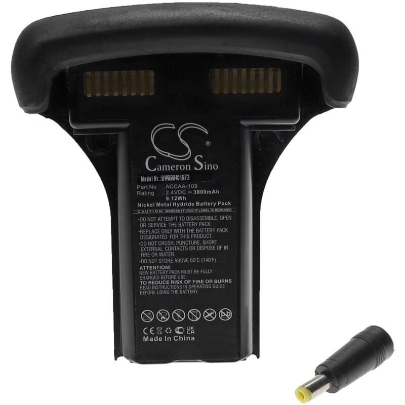 Battery Replacement for Trimble ACCAA-109 for Measuring Devices (3800 mAh, 2.4 v, NiMH) - Vhbw