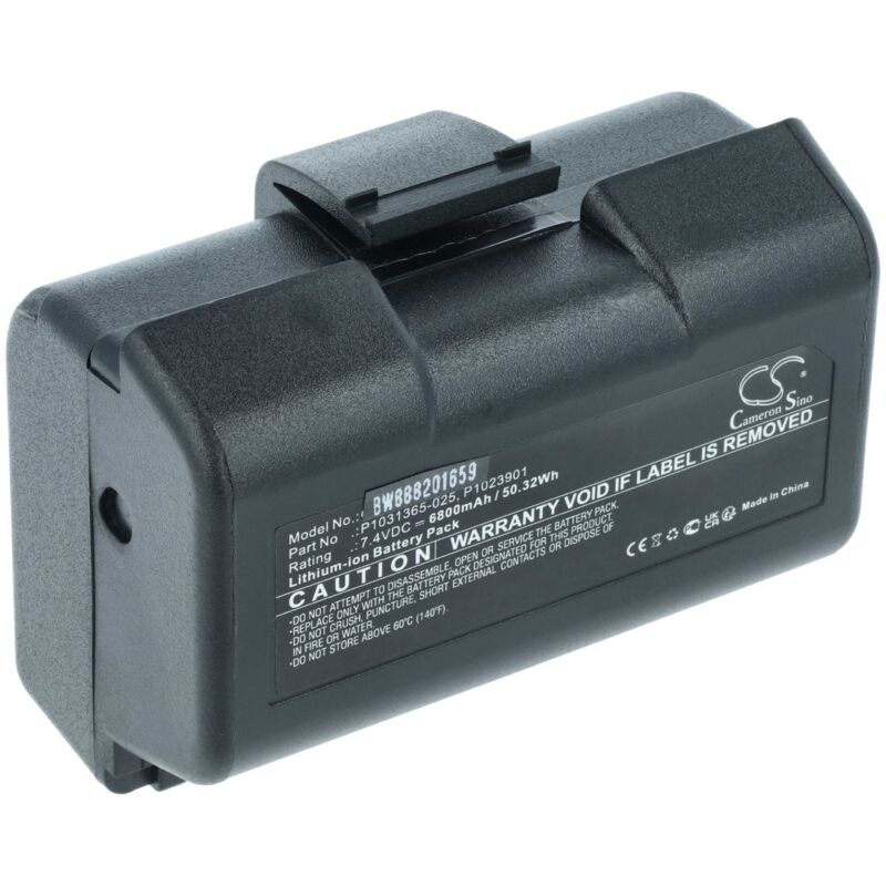 Battery compatible with Zebra ZQ630 rfid, ZR628, ZR638 Printer Copier Scanner Label Maker (6800mAh, 7.4 v, Li-Ion) - Vhbw