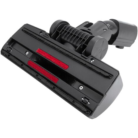 vhbw bocchetta spazzola 28cm per aspirapolvere attacco rotondo 35mm compatibile con Miele ALLERGY HEPA 1800 S388 700 S718 PLUS S518-1 nero