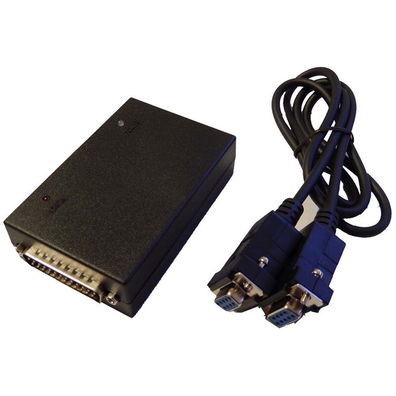 Vhbw - Boîtier rib compatible avec Motorola GP900, MTS2000, MT2100, MCS2000, Maxtrac, GP680 - Adaptateur de programmation incl. câble RS232, noir