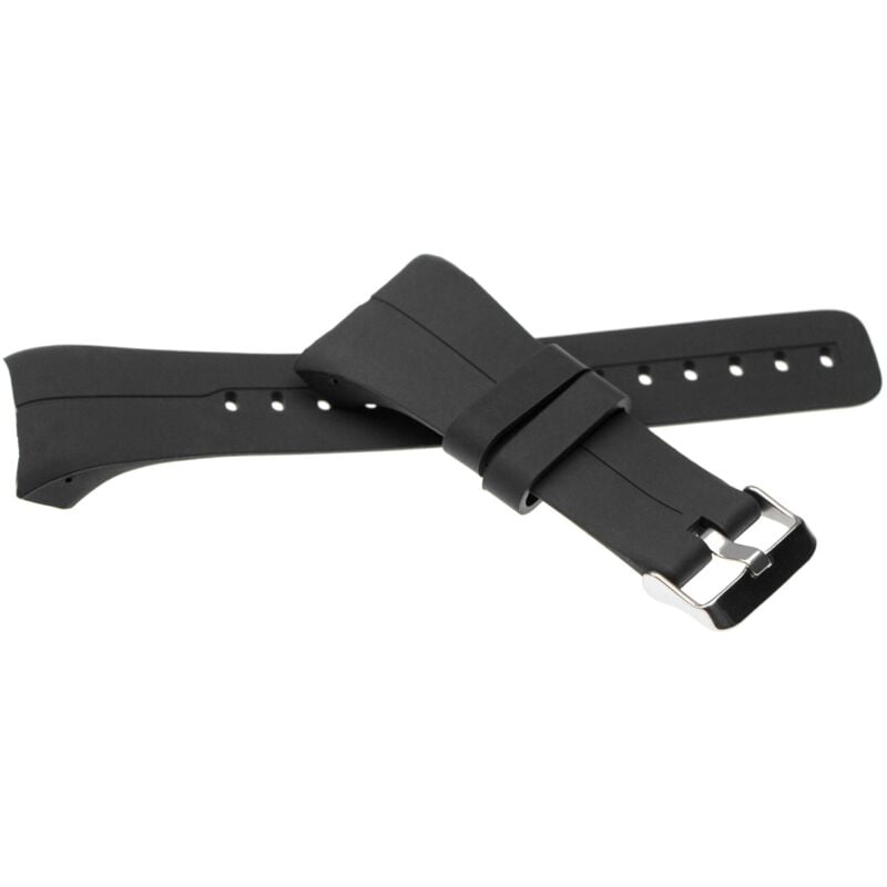 

Brazalete, correa compatible con Polar M400, M430 smartwatch - 14,5 + 8,9 cm silicona negro - Vhbw