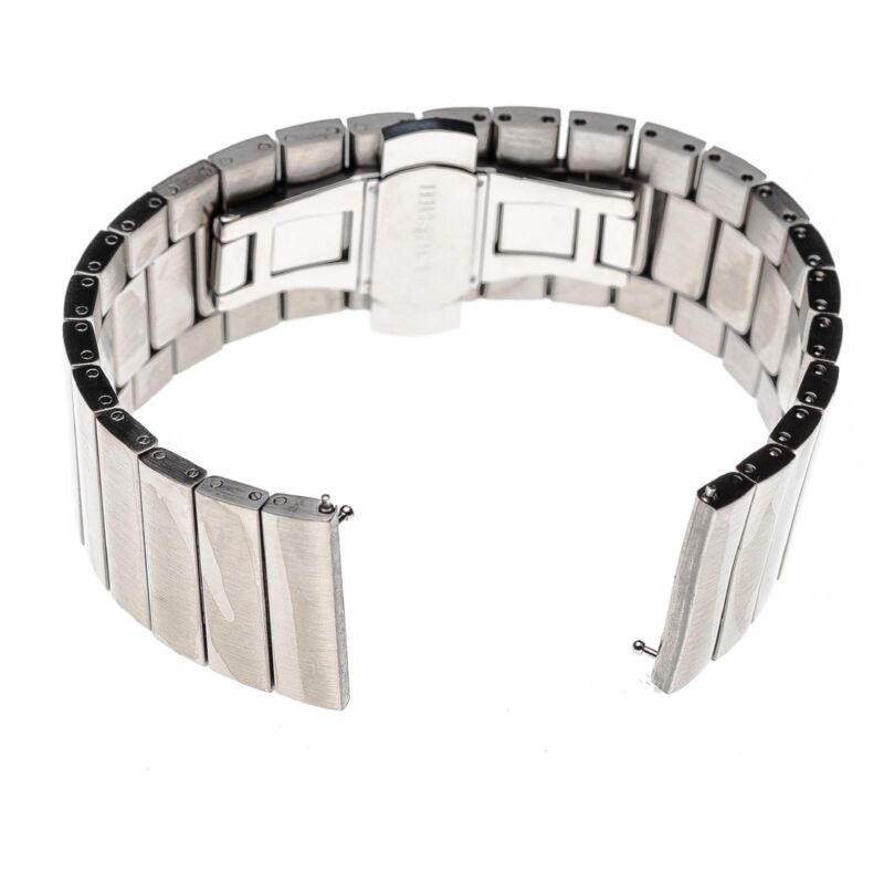 

Brazalete, correa compatible con Samsung Galaxy Watch Active SM-R500 smartwatch - 17,4 cm acero inoxidable plata - Vhbw