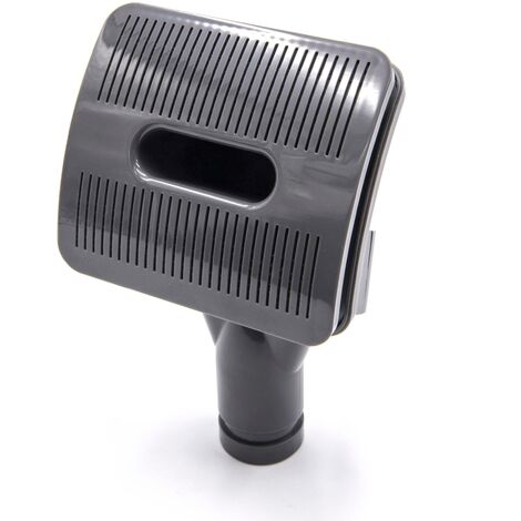 vhbw Brosse pour chien compatible avec Dyson DC08 Teleskop, DC11, DC08, DC07 aspirateur - Peignage d'animaux, auto-nettoyant, gris anthracite