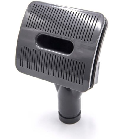 vhbw Brosse pour chien compatible avec Dyson DC17, DC18, DC16, DC14, DC15 aspirateur - Peignage d'animaux, auto-nettoyant, gris anthracite