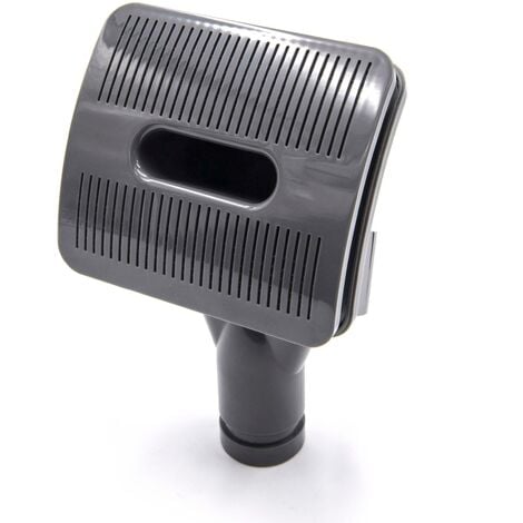 vhbw Brosse pour chien compatible avec Dyson DC75 ErP, DC58, DC59, DC61, DC62 aspirateur - Peignage d'animaux, auto-nettoyant, gris anthracite