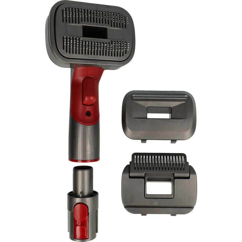 Brosse pour poils 3-en-1 compatible avec Dyson V11 Outsize, V15 Detect Absolute aspirateur - autonettoyant, avec adaptateur - Vhbw