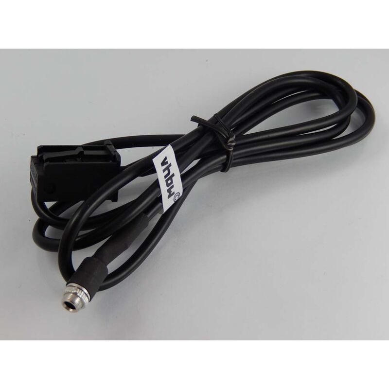 

Cable adaptador aux. radio automóvil para coches Ford Mondeo, Fiesta, Transit, Fusion, AutoRadio 6000 CD Stereo - Vhbw