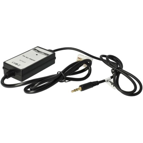vhbw Cable adaptador AUX radio automóvil para Honda Odyssey 2005-2011, Pilot 2006-2011, Ridgeline 2006-2011, S2000 2004-2011