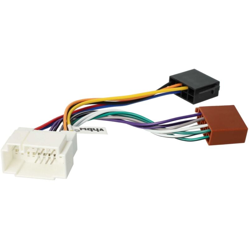 vhbw Adaptateur autoradio ISO compatible avec Suzuki Grand Vitara à partir de 2005 modèle de voiture