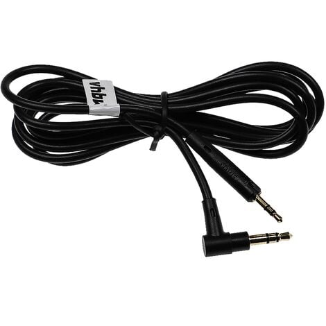 vhbw Câble audio AUX compatible avec JBL S700 casque - Avec prise jack 3,5 mm, noir