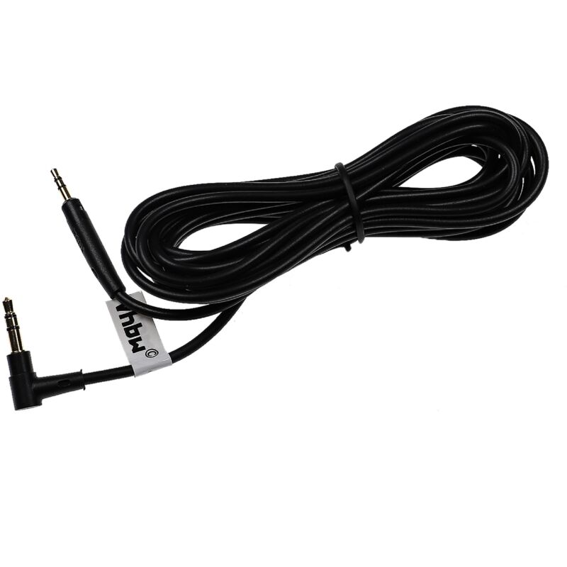 

Cable audio AUX compatible con Bose OE2, SoundLink, SoundTrue auriculares - Cable audio 3,5 mm (clavija jack) - Vhbw