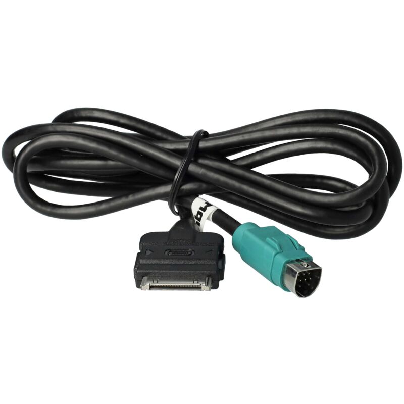 

Cable de audio del coche compatible con Alpine IVA-W502/W505R - Adaptador, 100 cm, negro - Vhbw