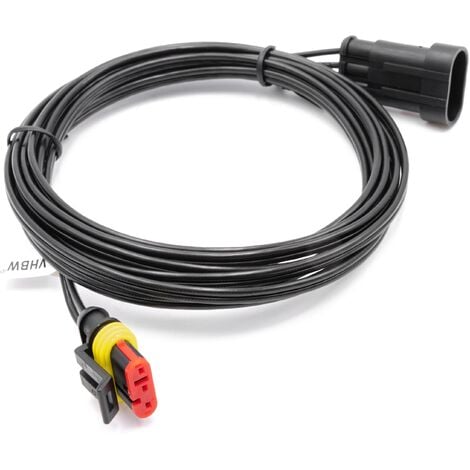 vhbw Cable de baja tensión, cable transformador adecuadas para McCulloch ROB R600, R800, R1000 ( a partir del 2017) 3m