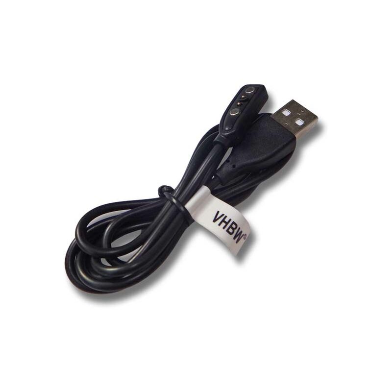 

Cable de carga 120cm estación de carga para Pebble Smartwatch smartwatch reloj fitness Cable de datos - Vhbw