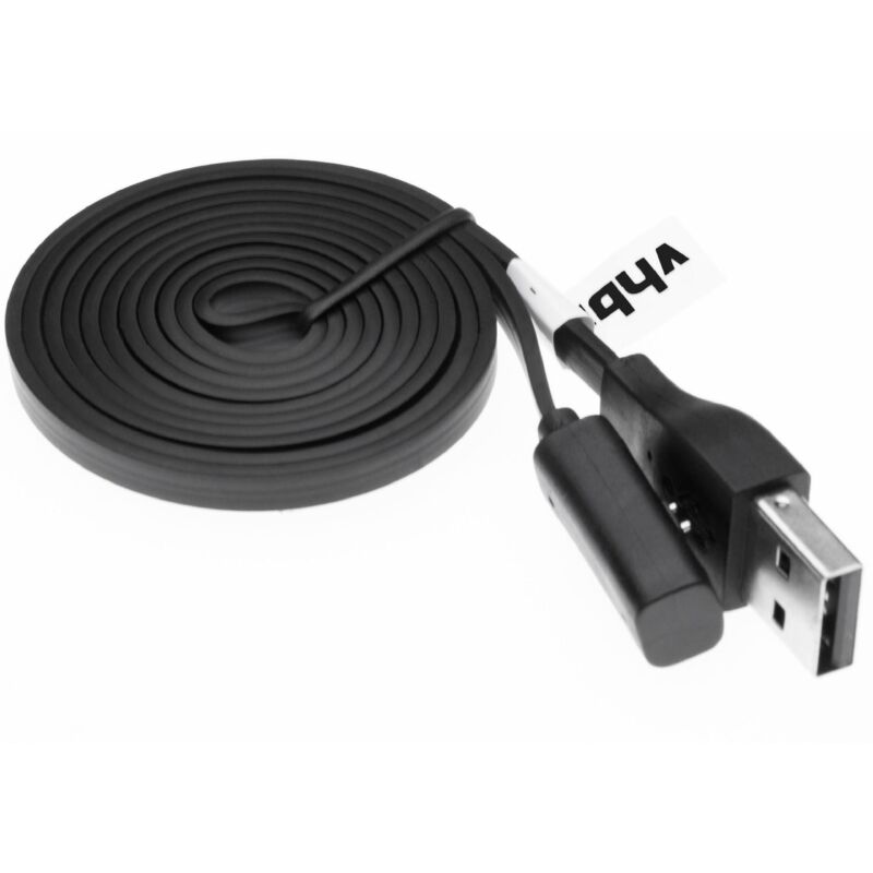 

Cable de carga 120cm estación de carga para Pebble Time smartwatch reloj fitness Cable de datos - Vhbw