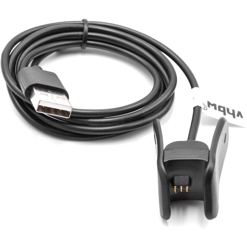 

Cable de carga 94cm estación de carga para Garmin Vivosmart 4 smartwatch negro - Vhbw