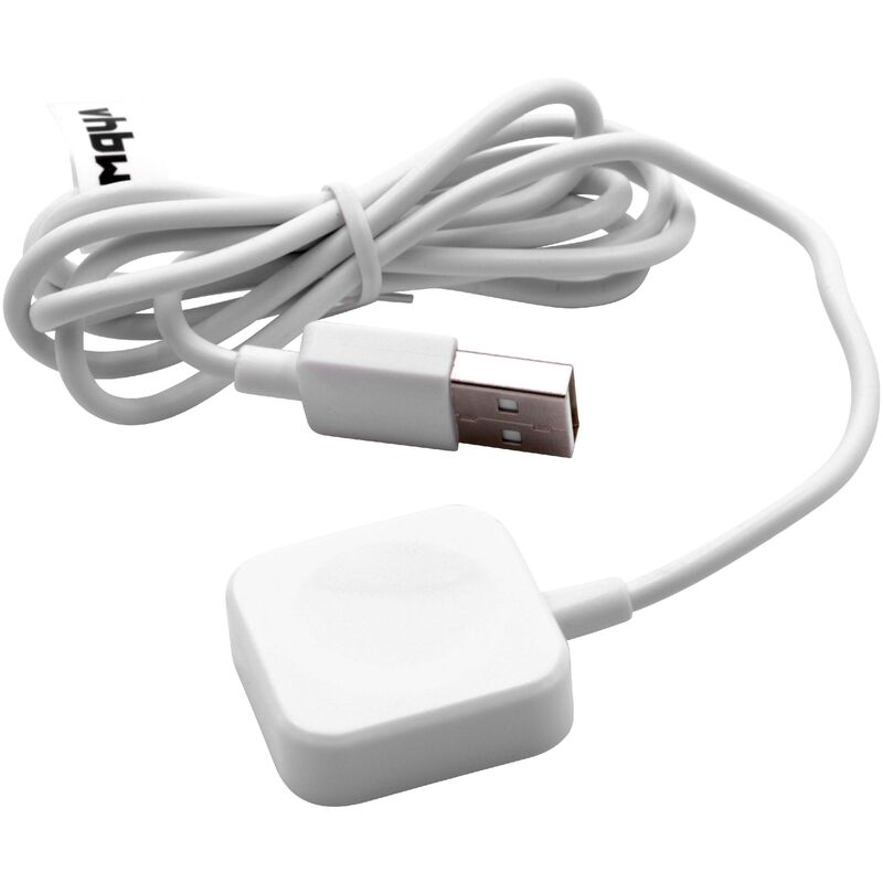 

Cable de carga compatible con Apple Watch 1, 2, 3 smartwatch - Estación carga, cable repuesto, blanco, 98 cm - Vhbw