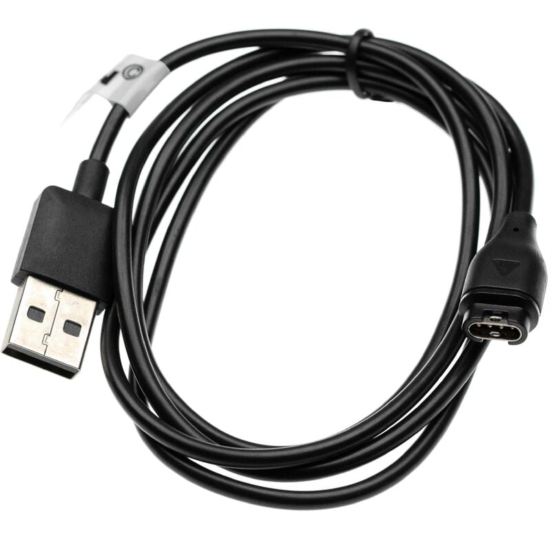 

Cable de carga compatible con Garmin Fenix 6, Fenix 6s, Fenix 6X, Venu smartwatch - Estación de carga, conexión, negro - Vhbw