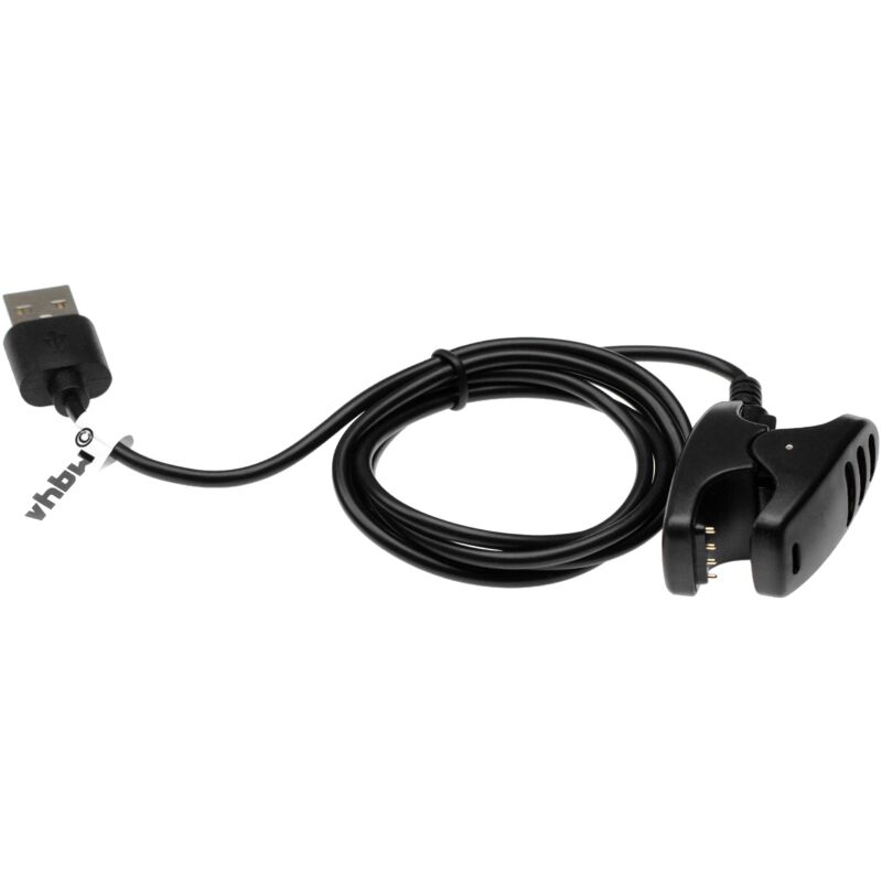 

Cable de carga compatible con Suunto 3 Fitness, 5, Spartan Trainer smartwatch - Estación de carga, conexión, negro - Vhbw