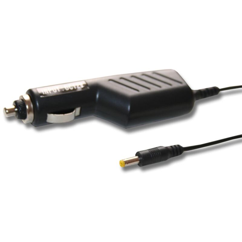 Cable de carga para el coche compatible con Sony Ebook Reader PRS-600, PRS-700, PRS-505 dispositivos de navegación - Cargador 12 v Negro - Vhbw