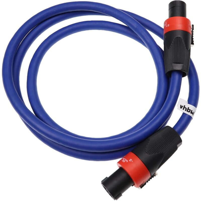 

Cable de conexión compatible con Bose módulo de bajos B1, B2 - cable audio, 1,5 m, azul - Vhbw